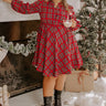 Holiday Cheer Plaid Dress Curves Image - 1