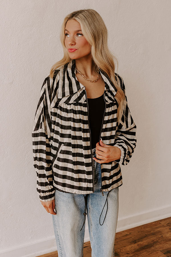 Maine Morning Stripe Lightweight Jacket Image - 2