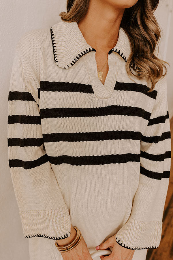 Nantucket Chill Knit Sweater Dress Image - 3