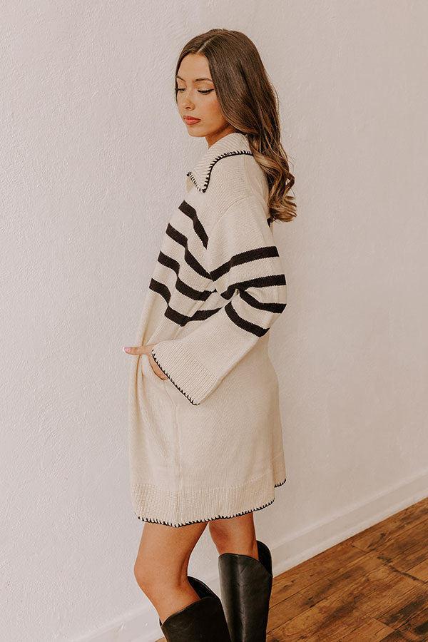 Nantucket Chill Knit Sweater Dress Image - 4