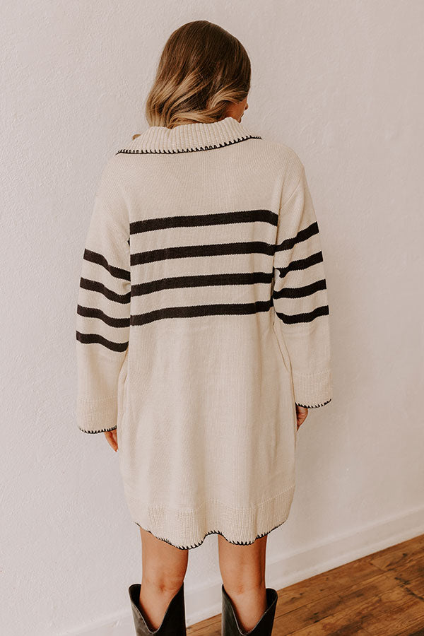 Nantucket Chill Knit Sweater Dress Image - 5