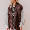 Trailside Talks Chenille Sweater in Dark Purple Image - 1