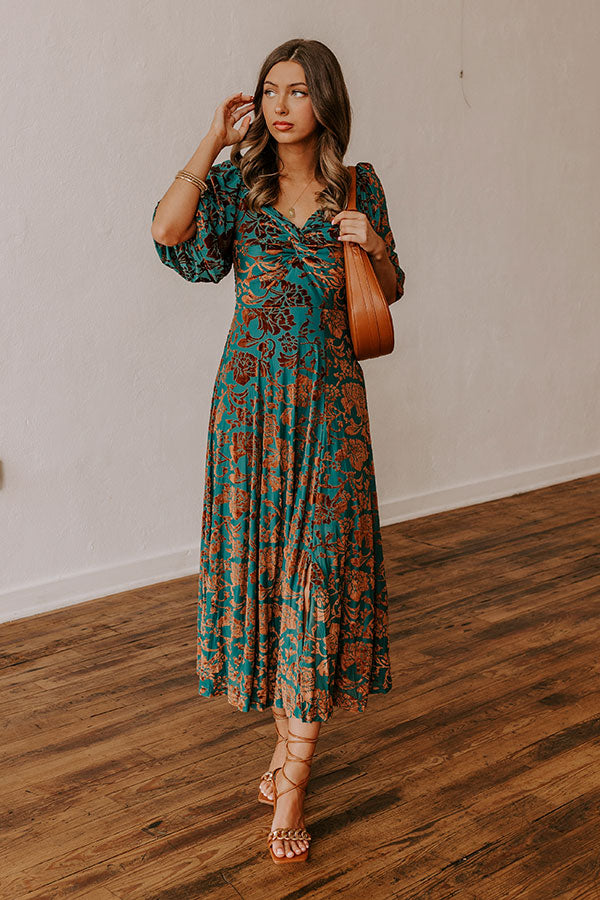 Every Enchantment Velvet Burnout Midi Image - 1