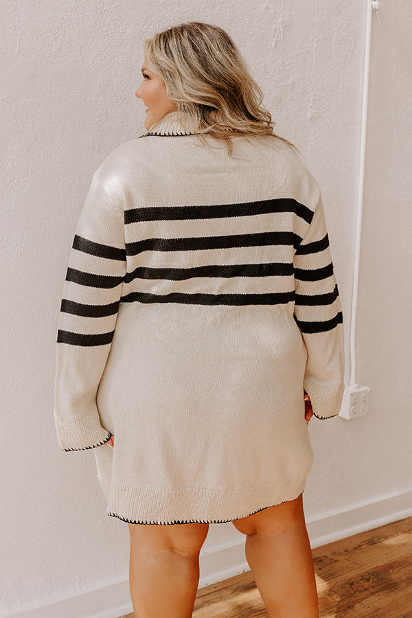 Nantucket Chill Knit Sweater Dress Curves Image - 4