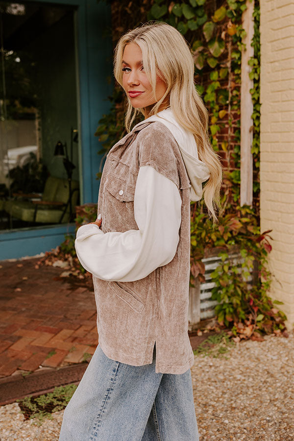 Trailside Talks Chenille Sweater in Taupe Image - 3