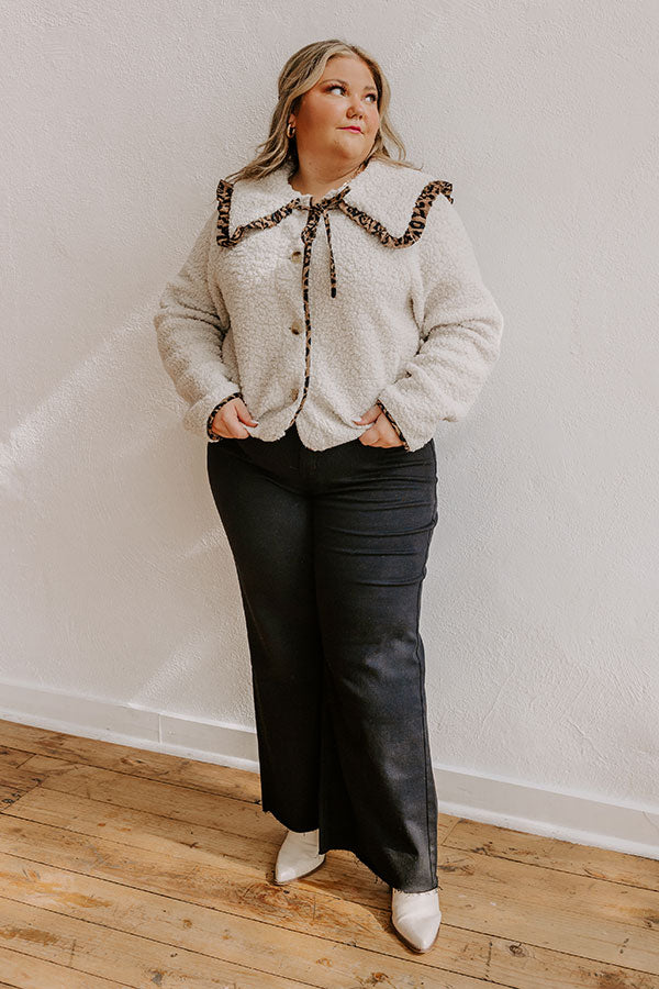 Uptown Cozy Sherpa Jacket Curves Image - 1