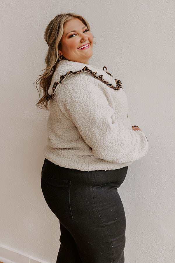 Uptown Cozy Sherpa Jacket Curves Image - 4