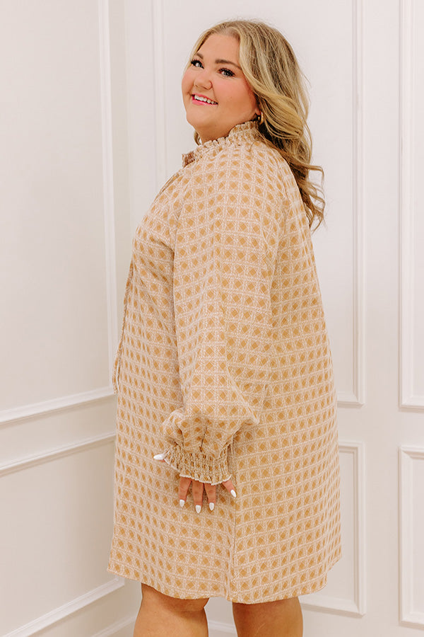 Chasing Sunsets Embroidered Mini Dress Curves Image - 3