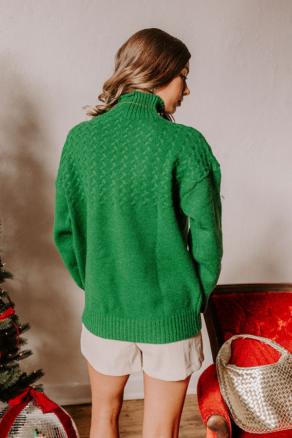 Evergreen Dreams Knit Sweater Image - 5