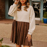 Pumpkin Patch Pretty Plaid Mini Dress Image - 1