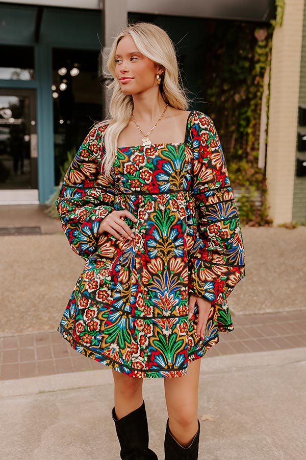 Sweet Embrace Floral Mini Dress - Impressions Online Boutique