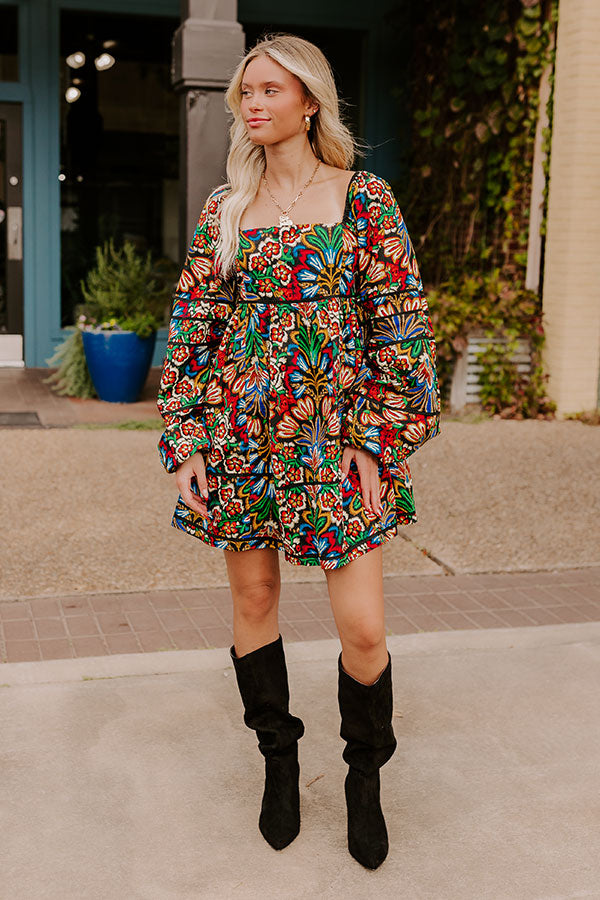 Sweet Embrace Floral Mini Dress - Impressions Online Boutique