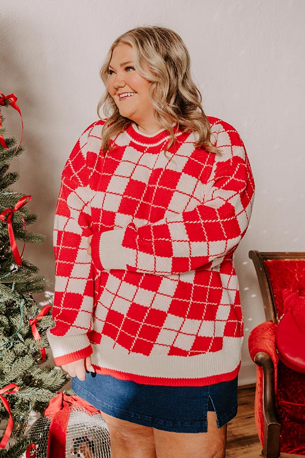 Warm Embrace Knit Sweater Curves Image - 2