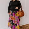 Novel Romance Floral Maxi Dress Curves Image - 1