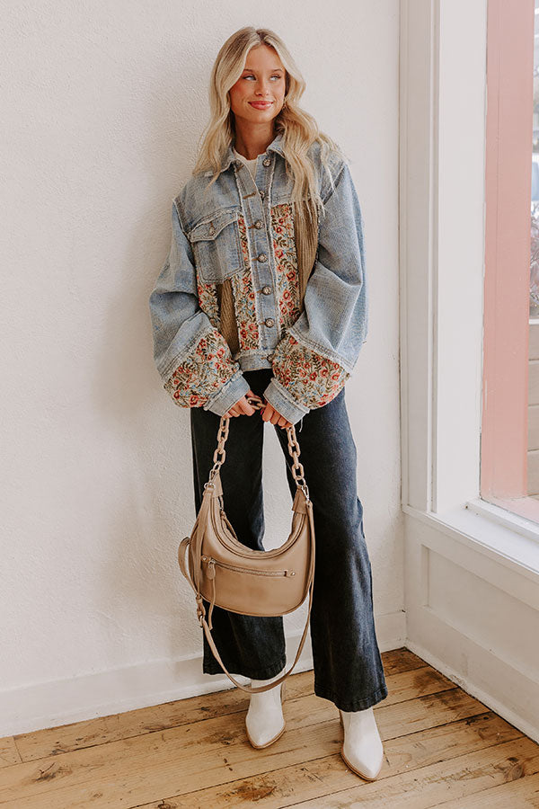 Composed Charm Lightweight Denim Jacket Image - 2