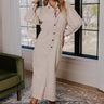City Chic Denim Midi in Beige Image - 1