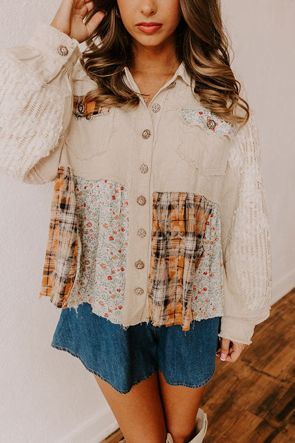 Patio Brunch Plaid Jacket Image - 3