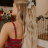 All The Sparkle Bow Hair Claw Clip in Black Image - 1