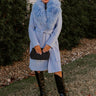London Bound Coat in Sky Blue Image - 1