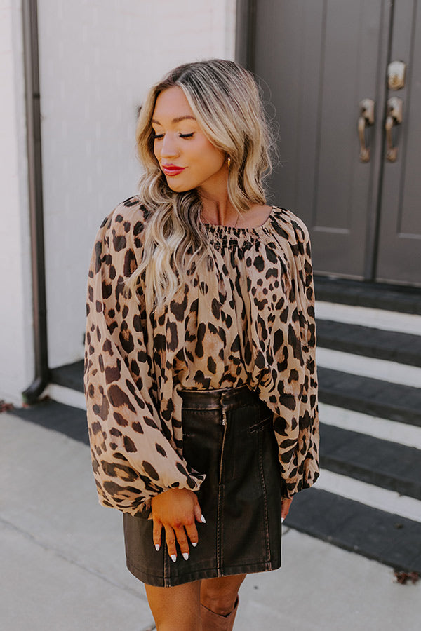 Chic Statement Leopard Top Image - 1