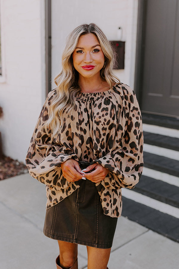 Chic Statement Leopard Top Image - 2
