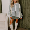 Casual Moment Perforated Denim Jacket - Impressions Online Boutique