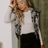 Statement Piece Floral Puffer Vest Image - 1