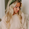 Luxe Lifestyle Velvet Headband in Olive Image - 1
