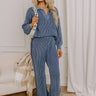 Uptown Chic High Waist Ribbed Pants in Riverside Image - 1