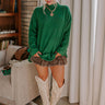 Cozy Couture Knit Sweater in Kelly Green Image - 1
