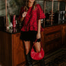 Rose Garden Romance Jacquard Top Image - 1