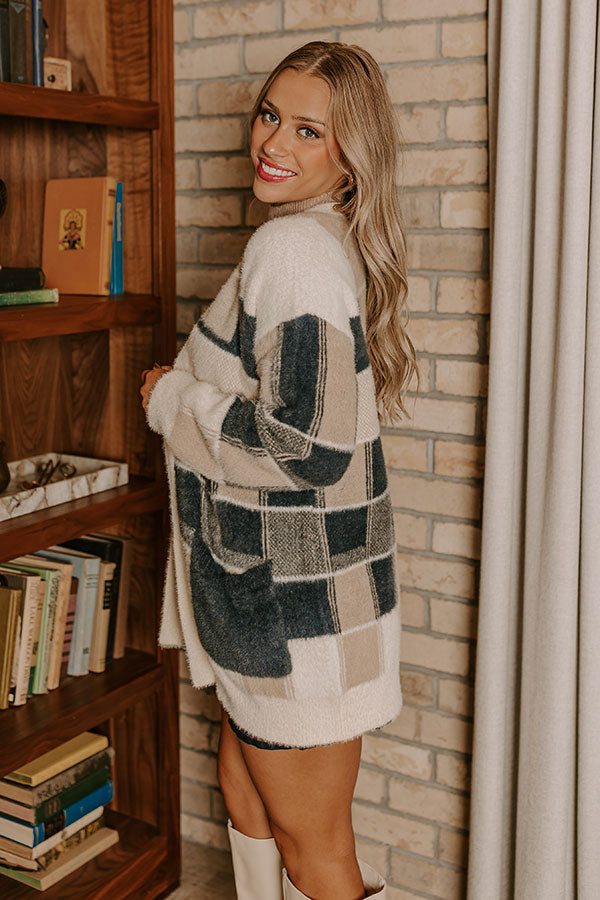 Small Town Bistro Eyelash Knit Cardigan Image - 2