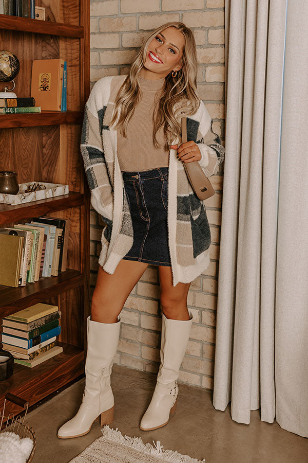 Small Town Bistro Eyelash Knit Cardigan Image - 1