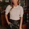 Uptown Elegance Embellished Sweater Top Image - 1