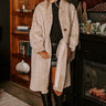 Warm Fuzzy Feeling Faux Fur Coat in Oatmeal Image - 1
