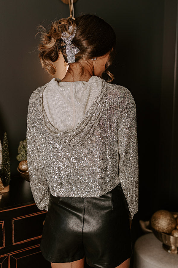 Shine Bright Sequin Sweater Top Image - 2