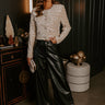 Feel The Spark Sequin Jacket in Champagne Image - 1