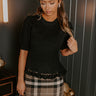 City Chic Sweater Top in Black Image - 1