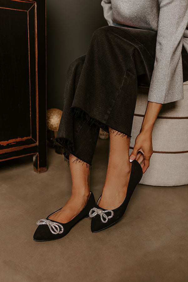 The Fiona Faux Nubuck Flats Image - 1