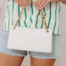 Happy Hour Meetup Faux Leather Purse in White Image - 1