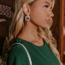 Sparkling Smile Earrings in Silver Image - 1