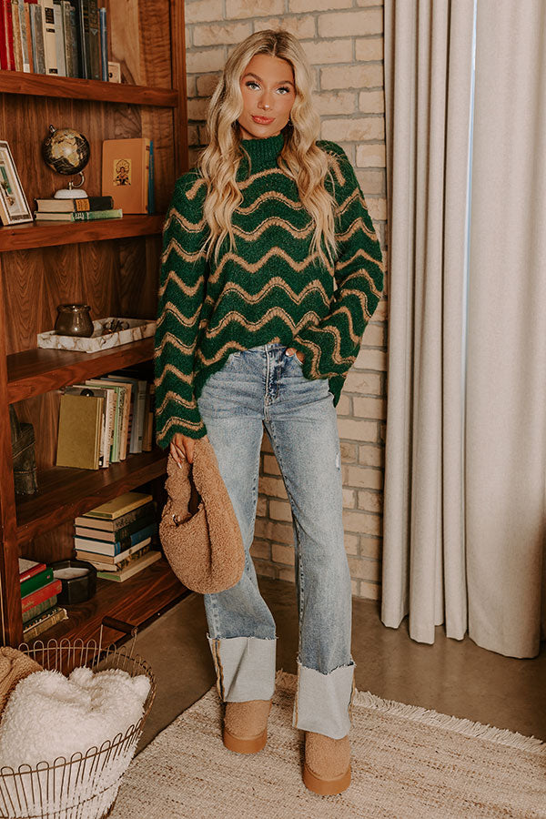 Hot Cider Sippin Pointelle Knit Sweater Image - 1