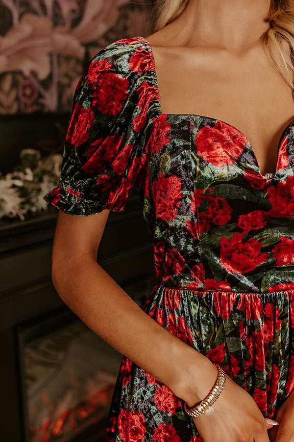 The Final Rose Velvet Mini Dress Image - 2