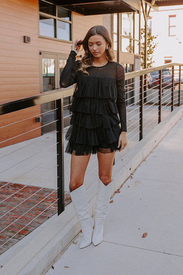 Martinis For Two Tiered Romper Image - 4