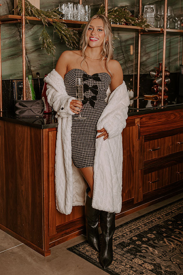 Flirty Moments Tweed Mini Dress Image - 5