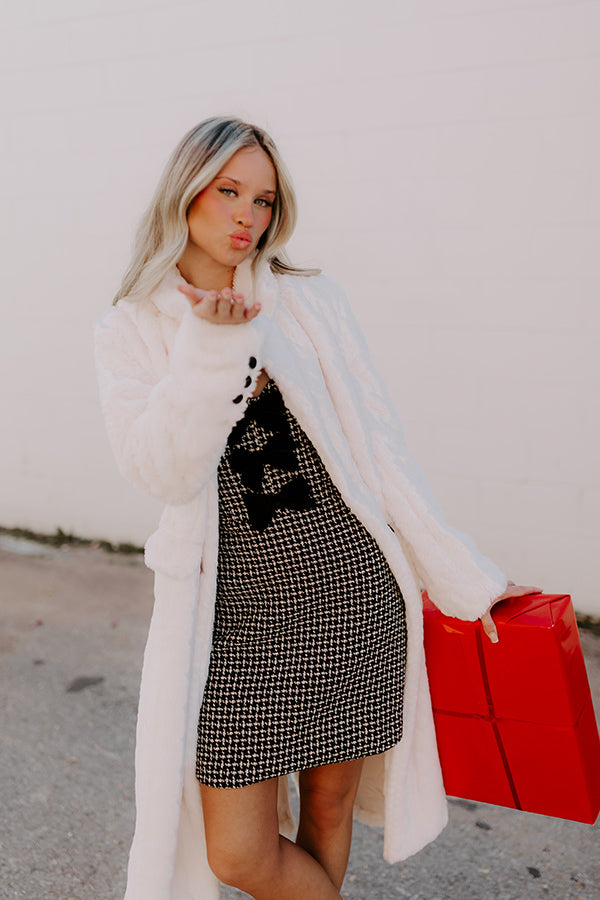 Flirty Moments Tweed Mini Dress