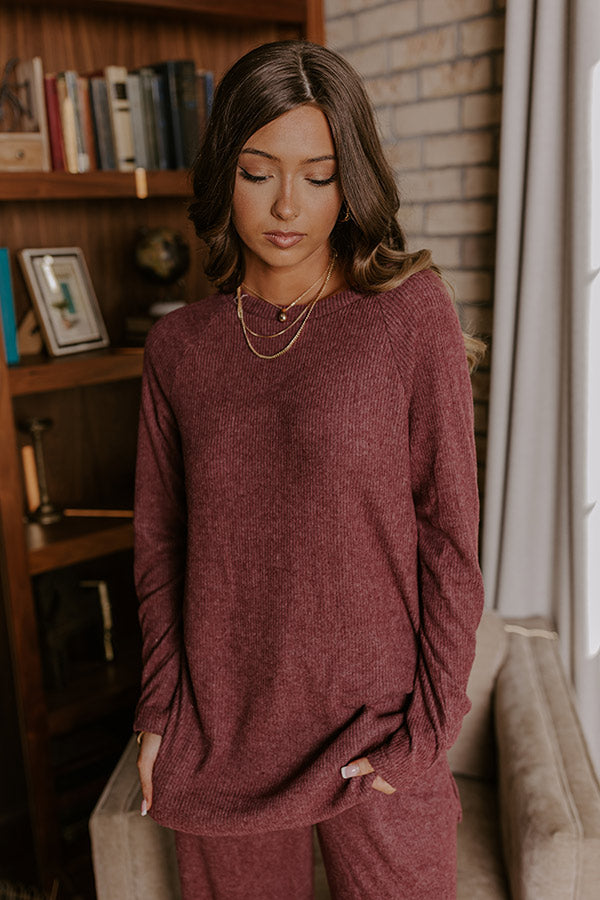 Cozy Vibes Ribbed Top Image - 2
