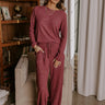Cozy Vibes High Waist Ribbed Pants Image - 1