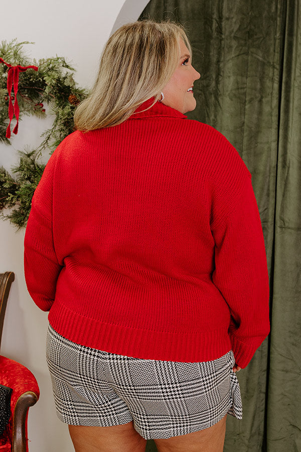 Holiday Social Knit Sweater Curves Image - 4