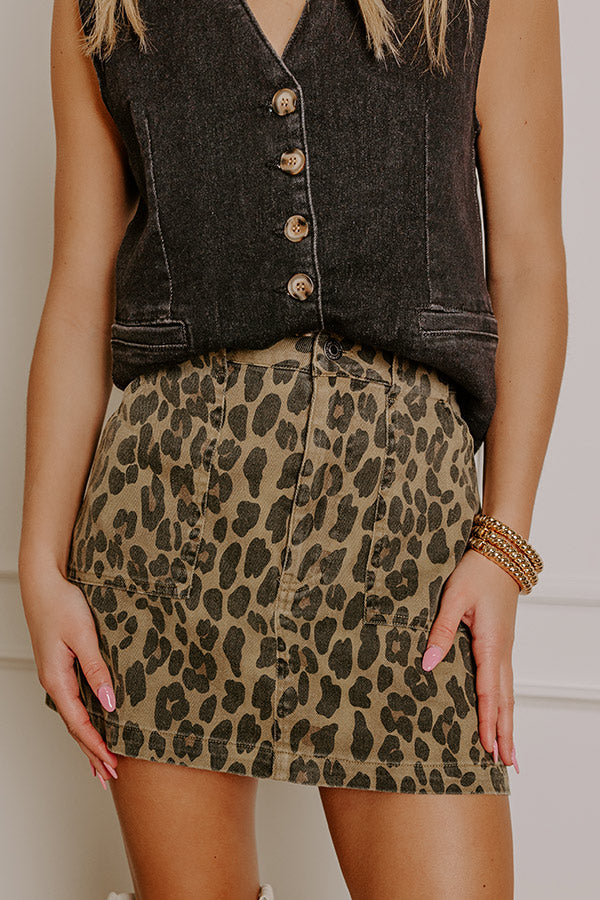 The Kinsley High Waist Mini Skirt Image - 3